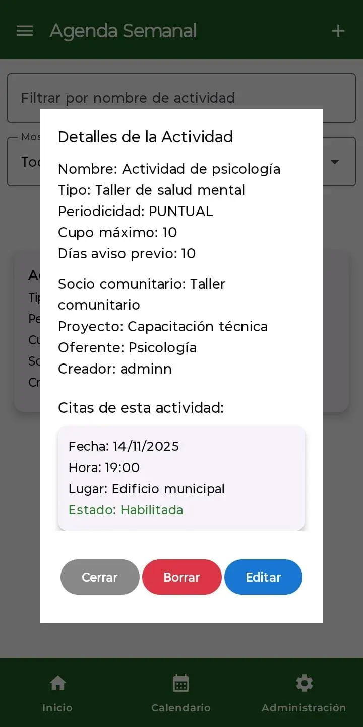 Agenda Integral — captura 8 de 9